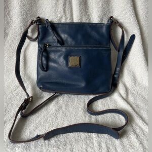 Dooney & Bourke Blue Leather Crossbody Bag